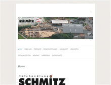 Tablet Screenshot of holz-schmitz.de
